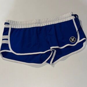 Hurley Women's Royal Blue Athletic Shorty‎ Shorts